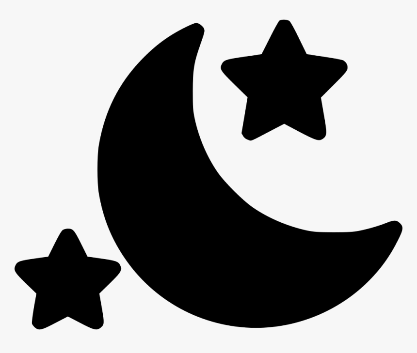 Moon And Stars - Crescent, HD Png Download, Free Download