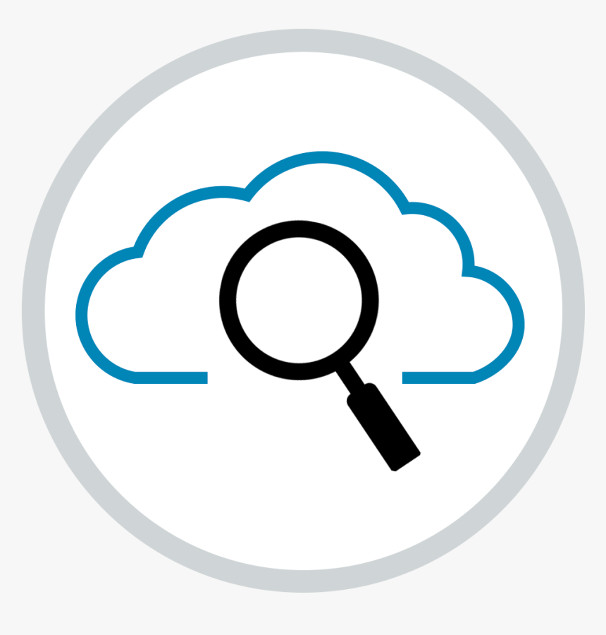 Cloud Search Icon - Data Migration, HD Png Download, Free Download