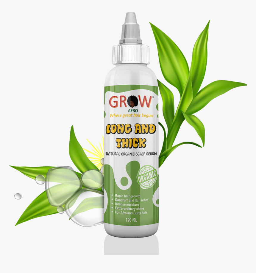 Grow Afro Long And Thick Hair Serum, HD Png Download, Free Download