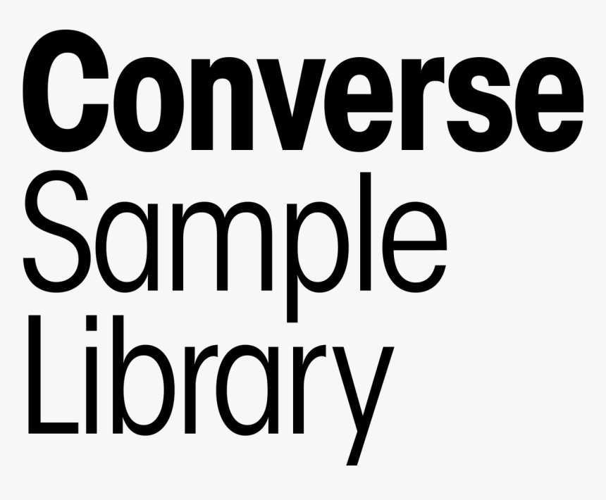 converse sample library