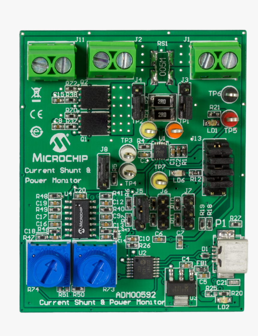 Microchip Adm00592, Current & Power Monitor Evaluation - Microchip, HD Png Download, Free Download