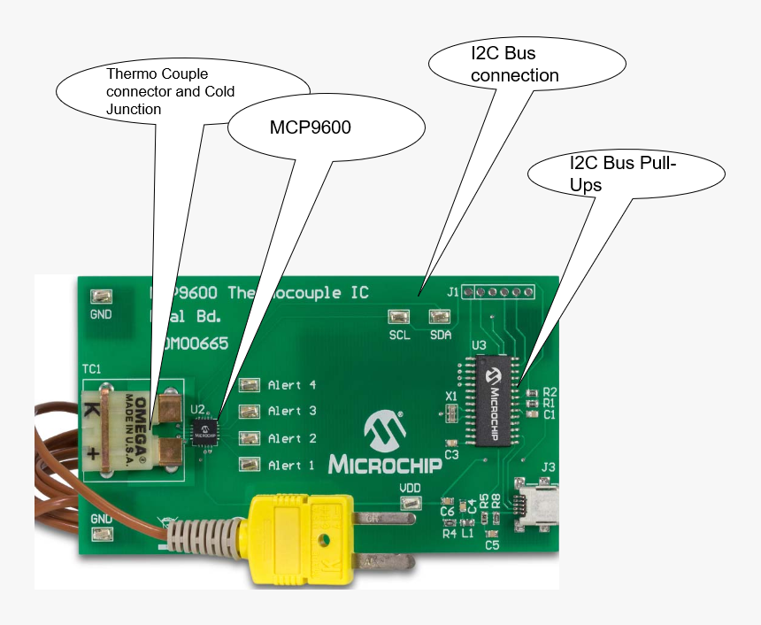 Mcp9600 Demo Adm00665 - Microchip, HD Png Download, Free Download