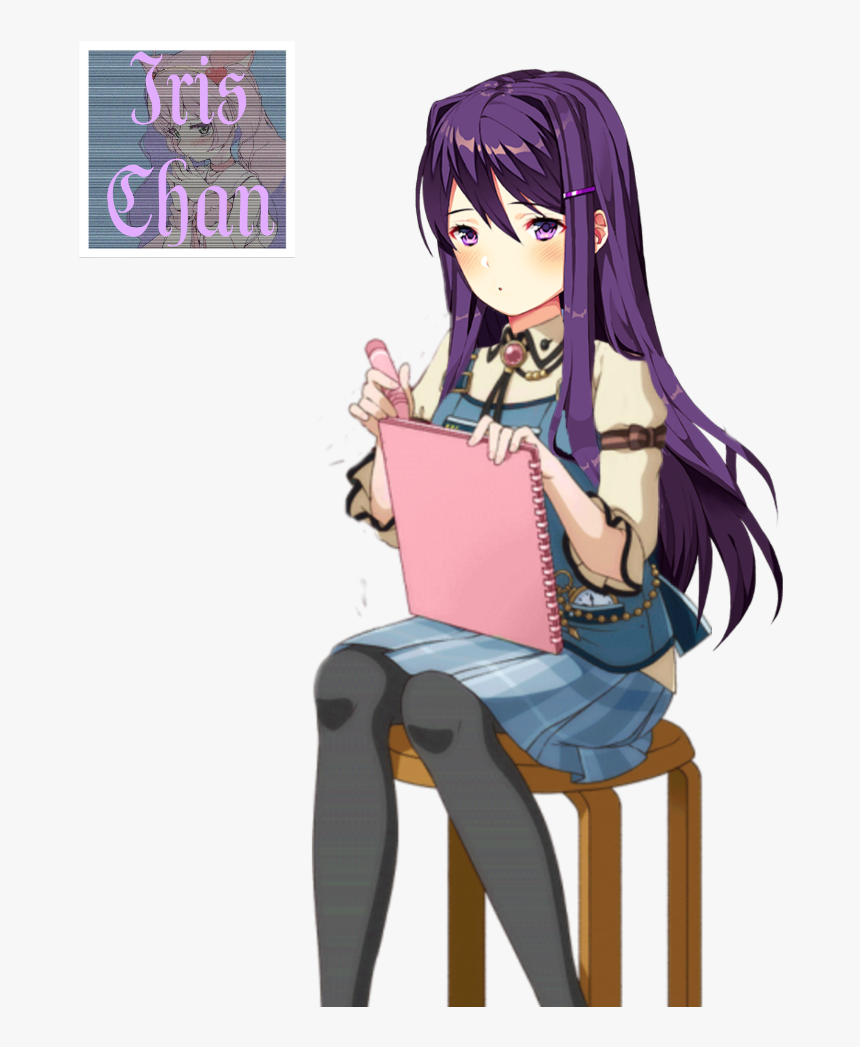 #ddlc #dokidokiliteratureclub #dokidoki #ddlcyuri #yuri - Yuri Doki Doki Literature Club, HD Png Download, Free Download