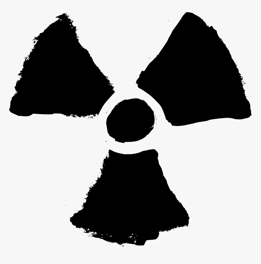 4 Grunge Radioactive Sign - Nuclear Bomb Clipart, HD Png Download, Free Download