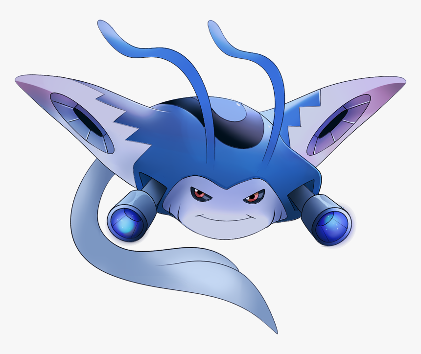 Pokemon Shiny Mega Mantine Is A Fictional Character - Shiny Mantine Mega, HD Png Download, Free Download