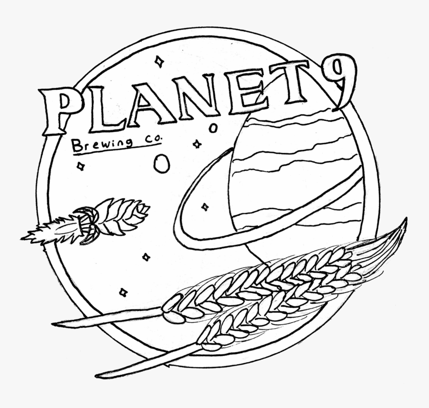 Planet 9 Blood Moon Pale Ale Beer Label Full Size - Illustration, HD Png Download, Free Download