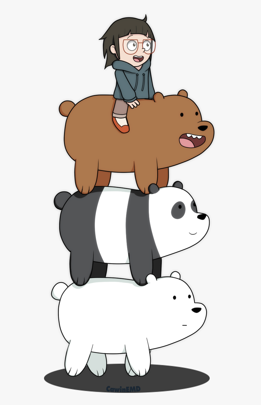 Bear T-shirt Dog Like Mammal Mammal Vertebrate Cartoon - We Bare Bears And Chloe, HD Png Download, Free Download