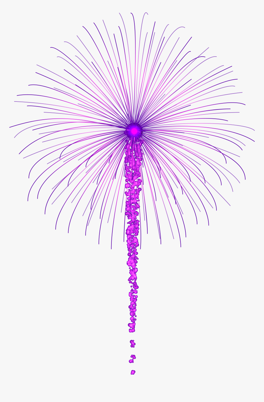 Purple Fireworks For Dark Images Png Clip Art - Transparent Purple Fireworks, Png Download, Free Download
