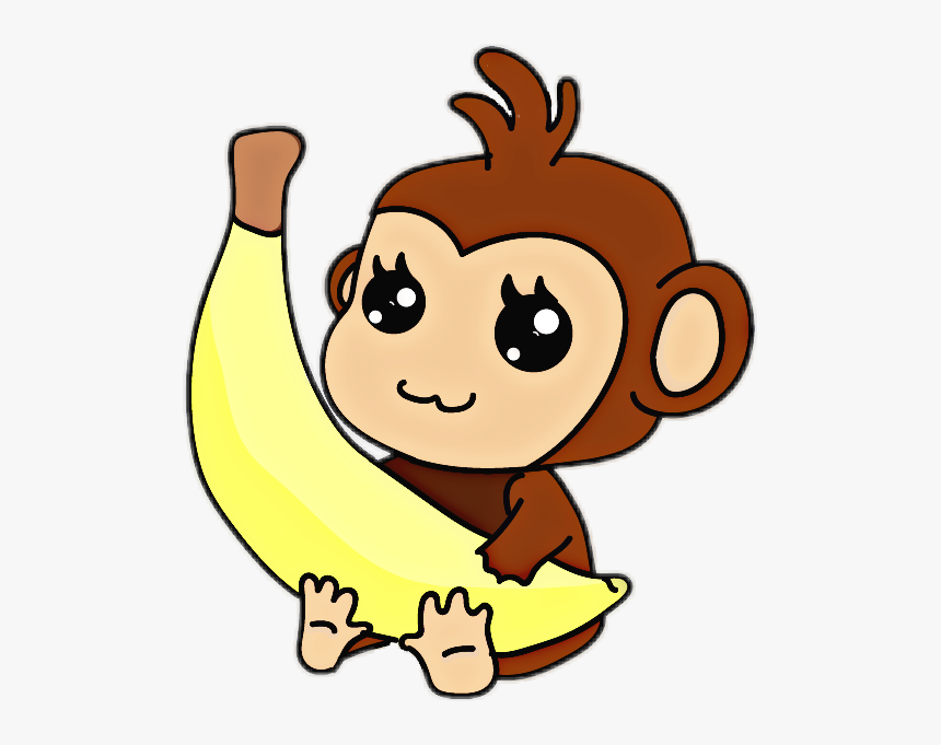 Monkey Art Clip Kawaii, HD Png Download, Free Download