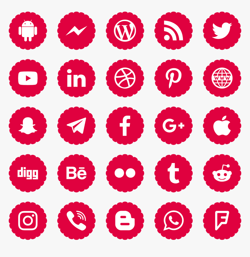 Social Media Platform Icons, HD Png Download, Free Download