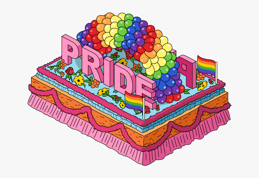 Gay Pride Png - Dessert, Transparent Png, Free Download