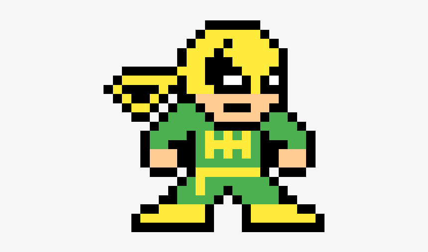 Pixel Art Iron Fist, HD Png Download, Free Download