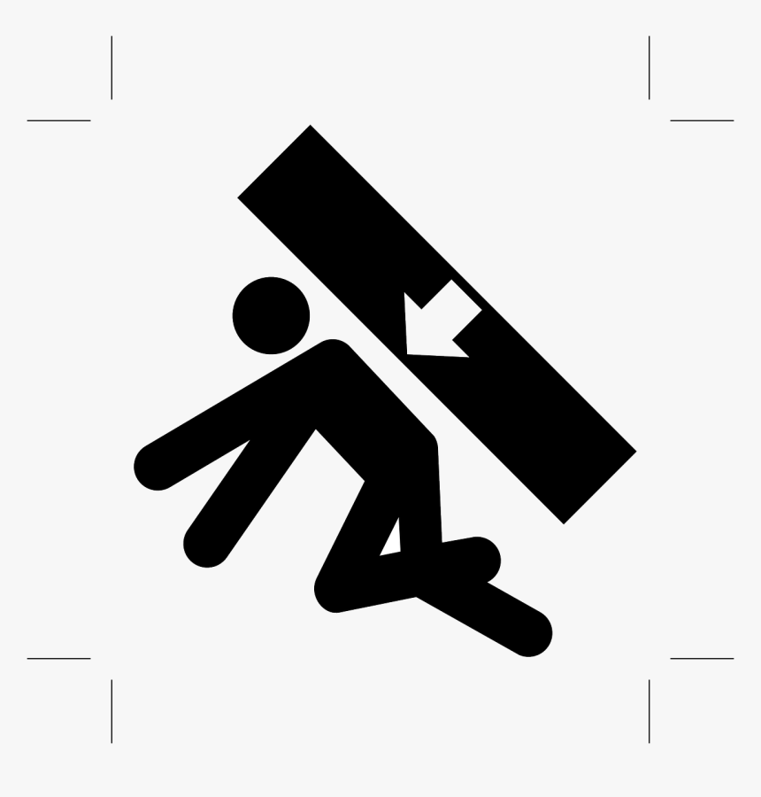 Objects Falling Warning Sign, HD Png Download, Free Download