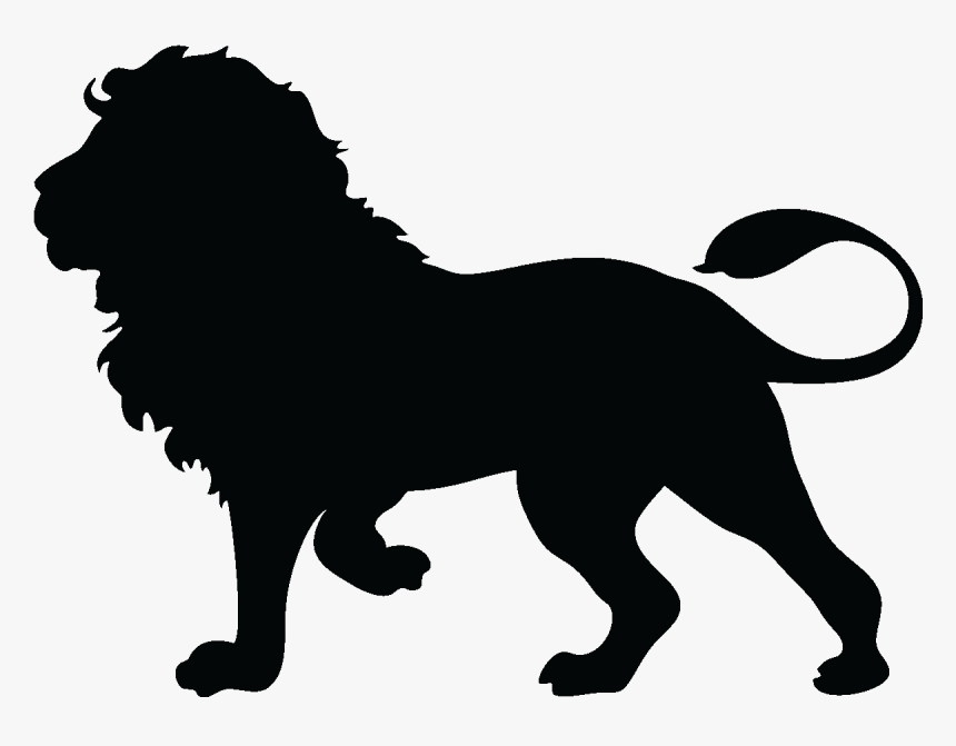 Lion Silhouette Clip Art - Lion Silhouette, HD Png Download, Free Download