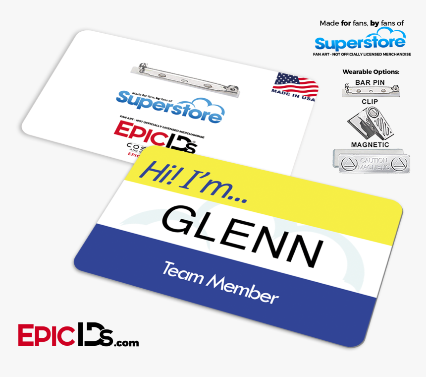 Employee Name Badge Superstore Superstore Cloud 9 Name Hd Png Download Kindpng