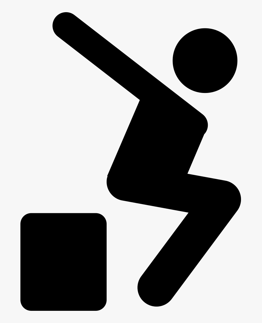 Parkour Silhouette Of Extreme Sport - Parkour Icon Png, Transparent Png, Free Download