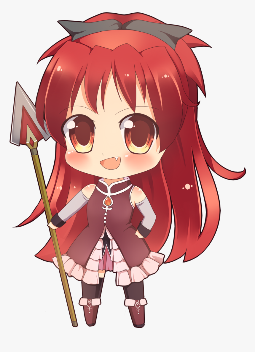 Chibi Anime Girl Art Illustration2 Pinterest - Kyoko Sakura Chibi Png, Transparent Png, Free Download