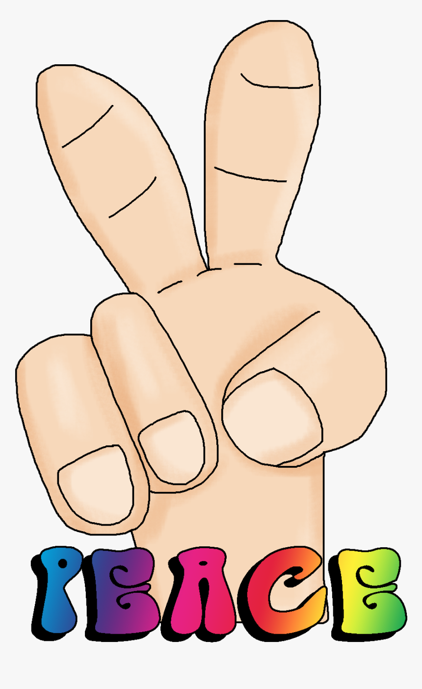 Transparent Peace Sign Hand Png, Png Download, Free Download