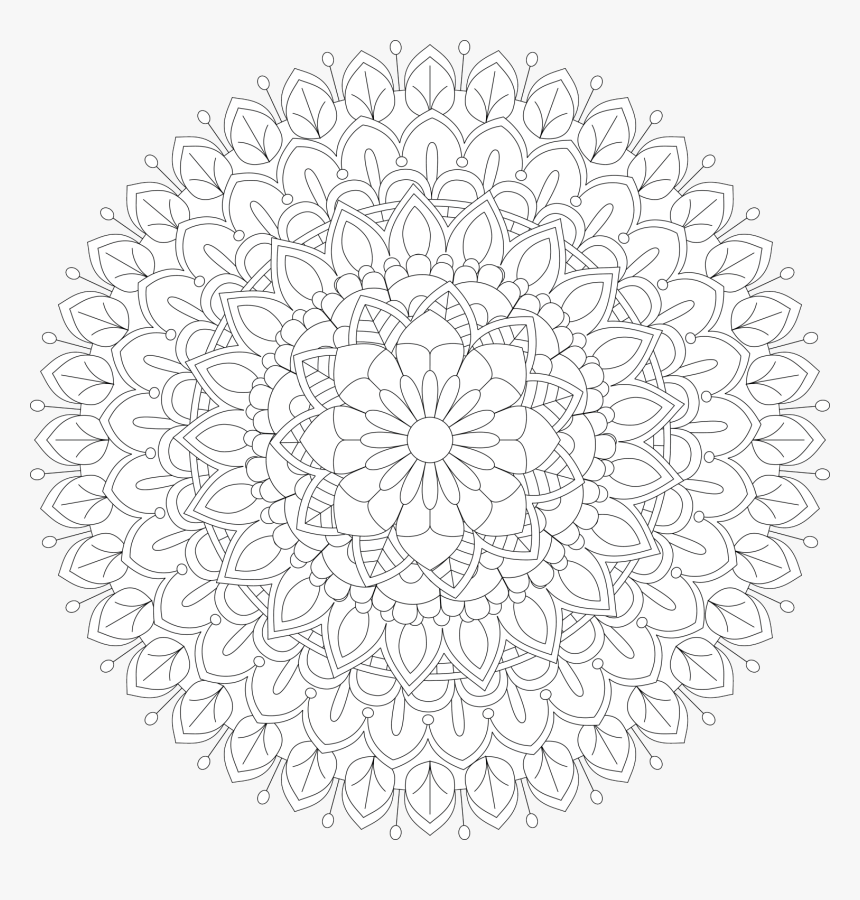 Mandala Vector Tattoo Perfect Cards For Any Other Kind - Sunflower Sad Face, HD Png Download, Free Download