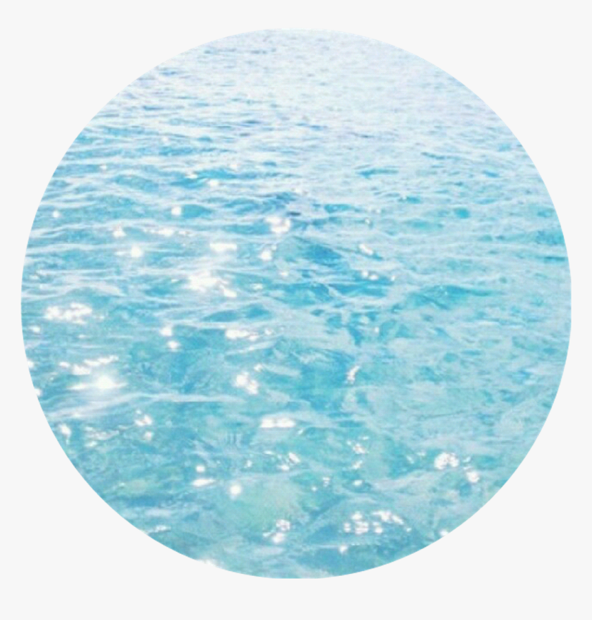 #sticker #aesthetic #blue #water #wave #waves #circle - Pastel Blue Aesthetic Circle, HD Png Download, Free Download