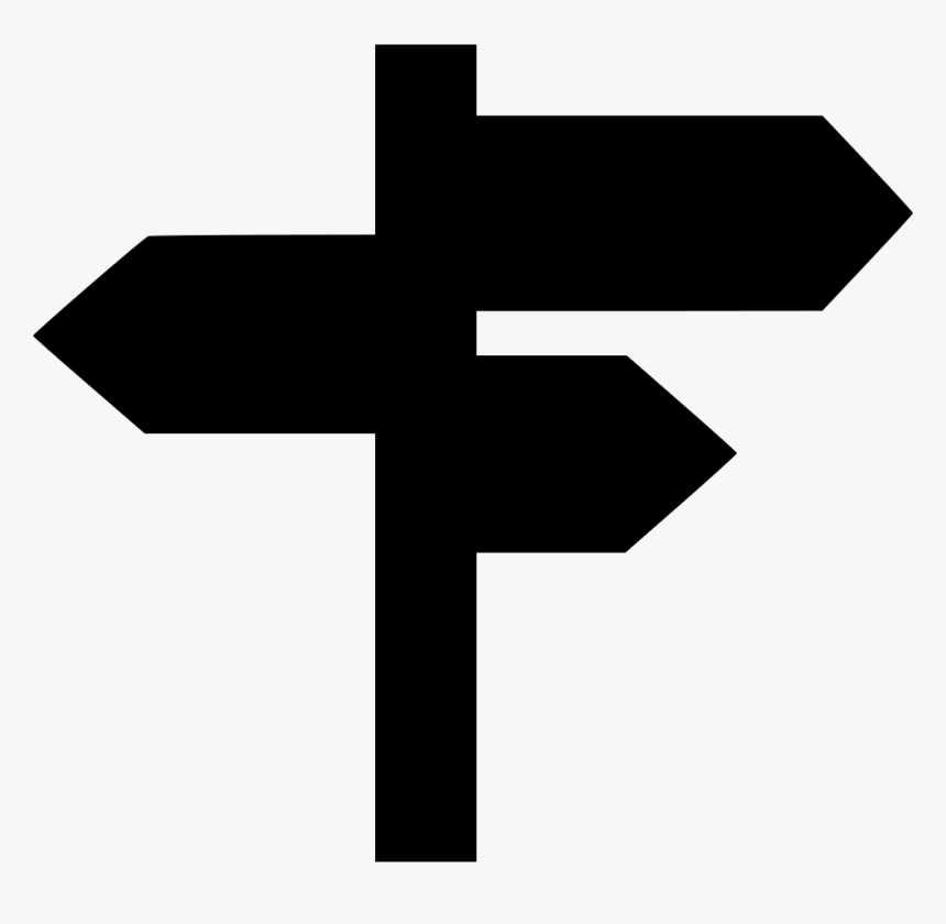 Road Sign - Signpost Symbol, HD Png Download, Free Download