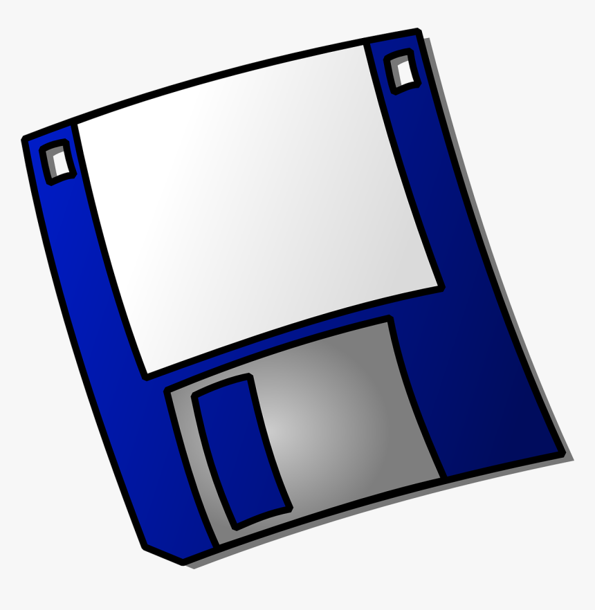 Floppy Disk Disk Storage Computer Icons Hard Drives - Floppy Disk Clip Art, HD Png Download, Free Download