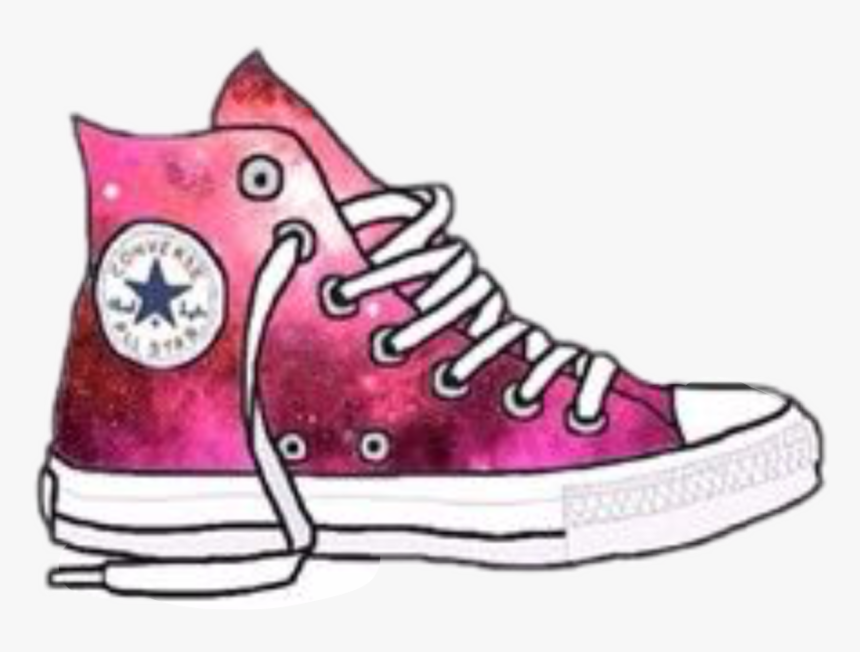 Galaxy Sticker By Fernanda - Converse Clipart, HD Png Download, Free Download