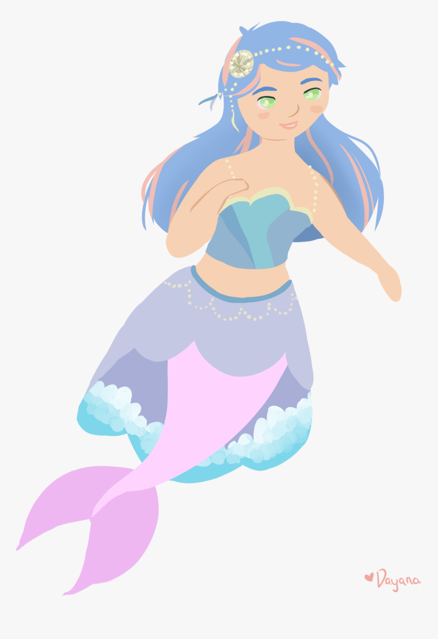 Mermaid Clipart Watercolor - Illustration, HD Png Download, Free Download