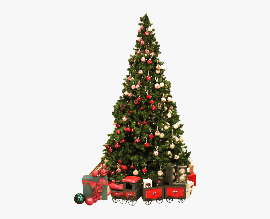 Arbol De Navidad Treno De Epoca - Christmas Tree Vintage Png, Transparent Png, Free Download