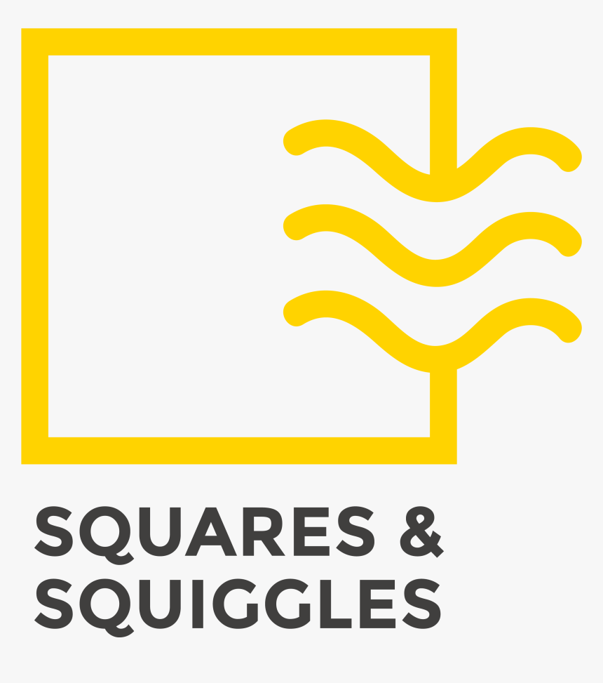Squares Squiggles - Squares And Squiggles, HD Png Download, Free Download