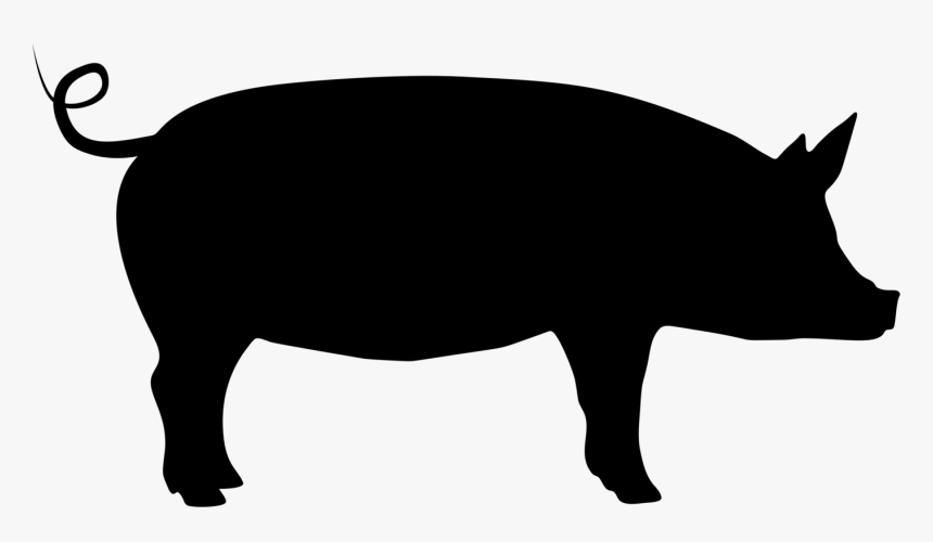 Tapir,livestock,snout - Silhouette Of A Bison, HD Png Download, Free Download