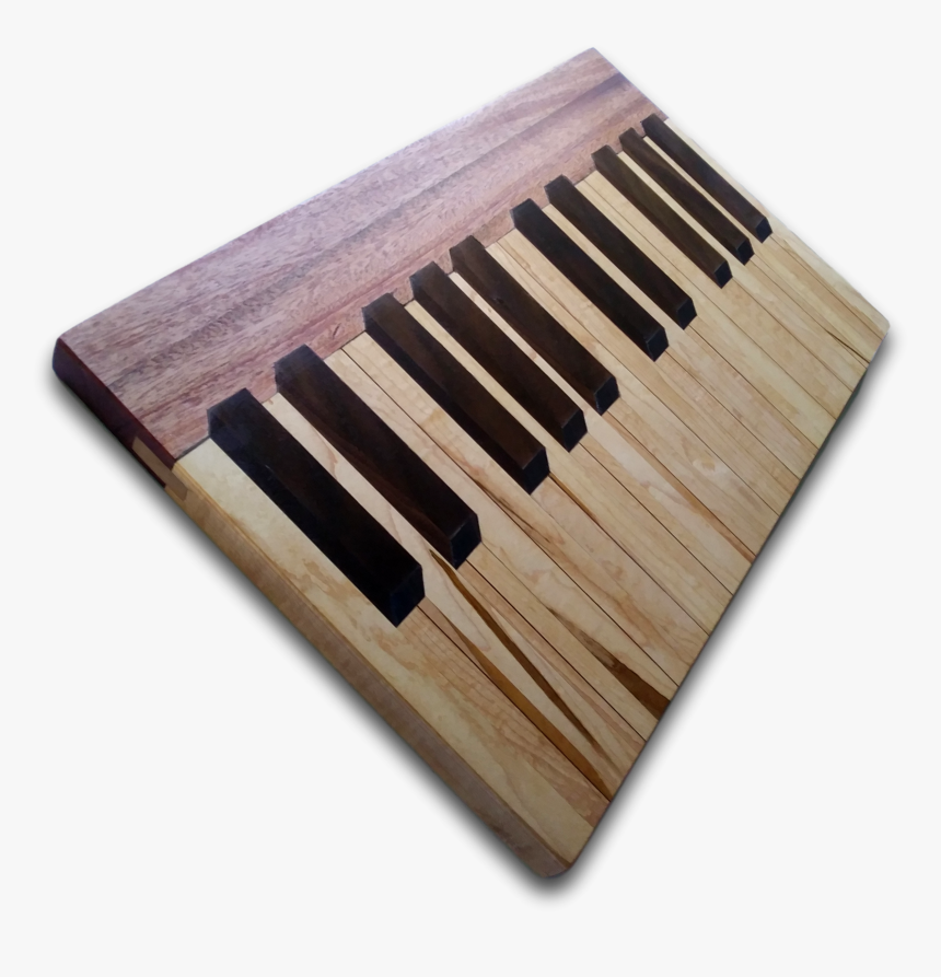 Slab Cutting Board Cutting Board Wood Cutting Board - Musical Keyboard, HD Png Download, Free Download