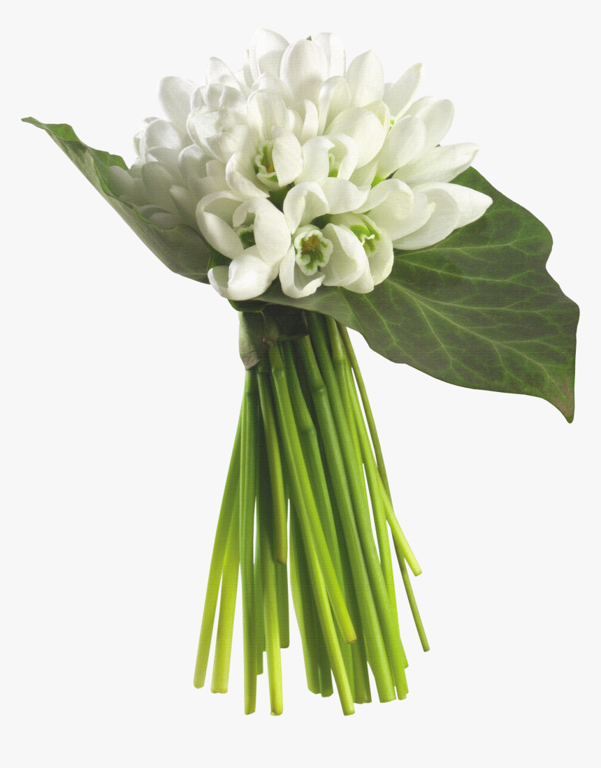 White Bouquet Png - Jasmine And Lily Flower Bouquets, Transparent Png, Free Download