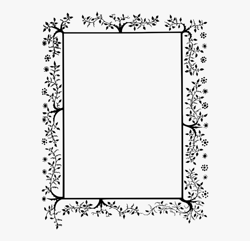 Transparent Decorative Border Png - Border Ornament Frame Free, Png Download, Free Download
