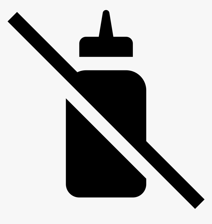 A Logo Of A Mustard Bottle With A Diagonal Line Drawn, HD Png Download, Free Download