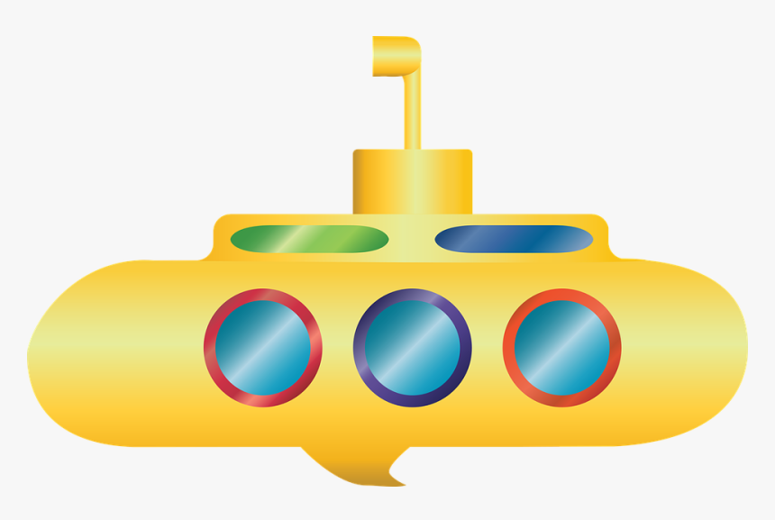 Graphic, Yellow Submarine, Submarine, Beatles, Boat - Подводная Лодка Пнг, HD Png Download, Free Download