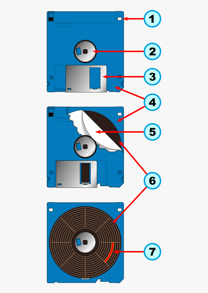 Part Of A Floppy Disk, HD Png Download, Free Download