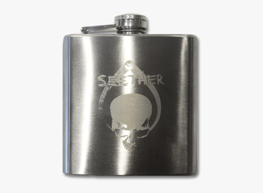 Skull Clamp Flask - Flask, HD Png Download, Free Download