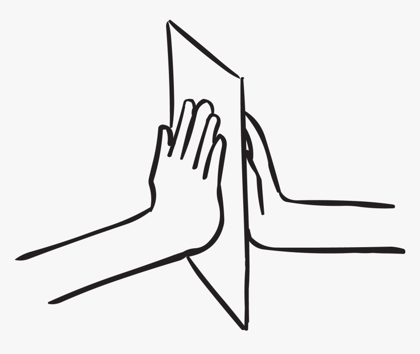 Transparent Hand Holding Paper Png - Paper Holding Team Building, Png Download, Free Download
