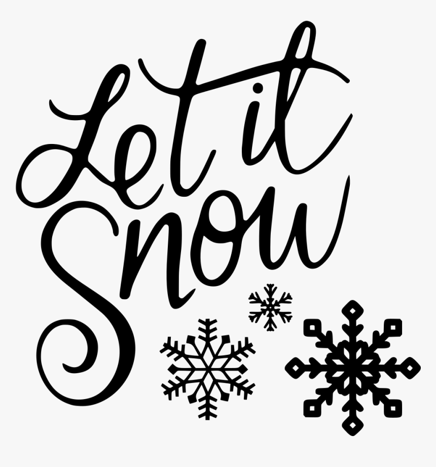 Let It Snow Christmas, HD Png Download, Free Download