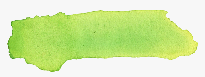 Green Watercolor Brush Png, Transparent Png, Free Download