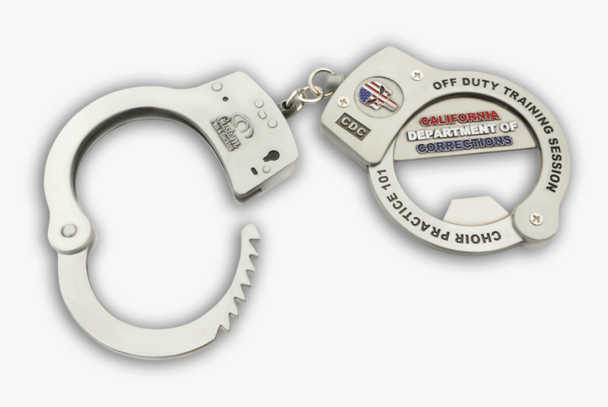 Cdc Handcuff Bottle Opener Custom Pins & Buckles - Chain, HD Png Download, Free Download