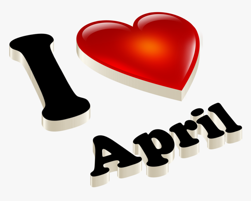 April Heart Name Transparent Png - Heart, Png Download, Free Download