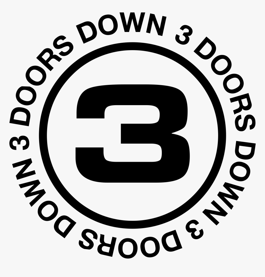 3 Doors Down Logo Png Transparent - Three Doors Down Logo, Png Download, Free Download