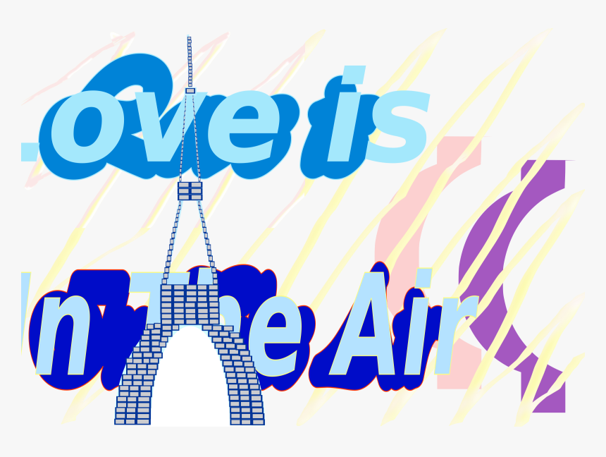 Free E-card Love Is In The Air La Tour Eiffel Tower - Eiffel Tower, HD Png Download, Free Download