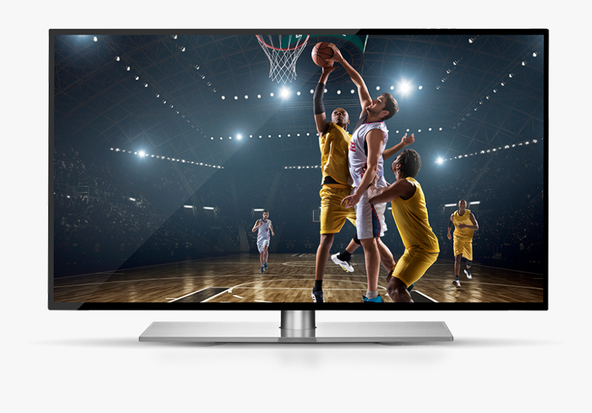 Dish Basketball Dunk Block - Basketball On Tv Png, Transparent Png, Free Download