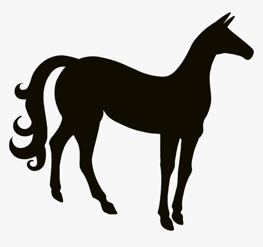 Unicorn Public Domain Silhouette, HD Png Download, Free Download