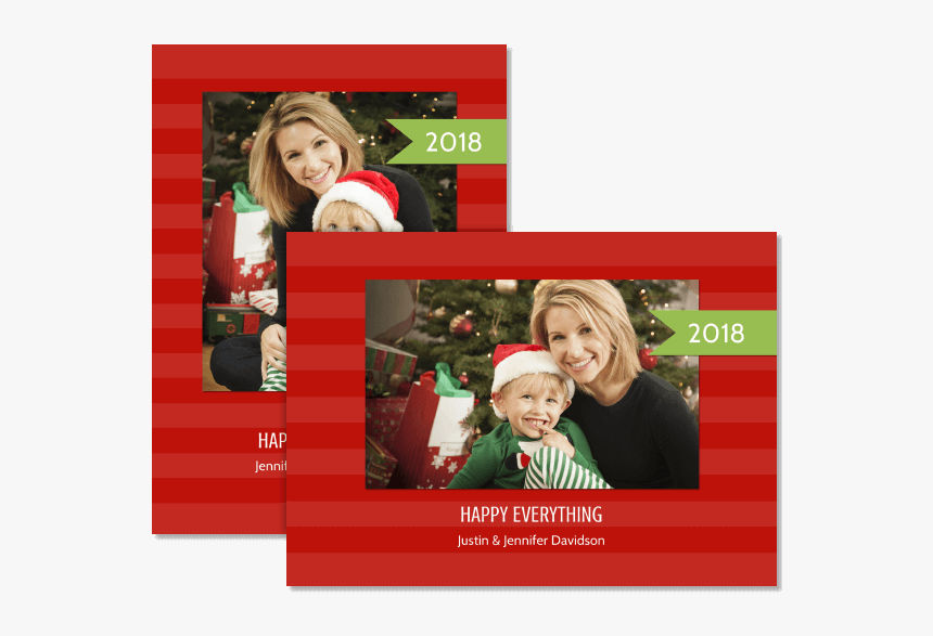 Banner Year Red And Green - Christmas, HD Png Download, Free Download