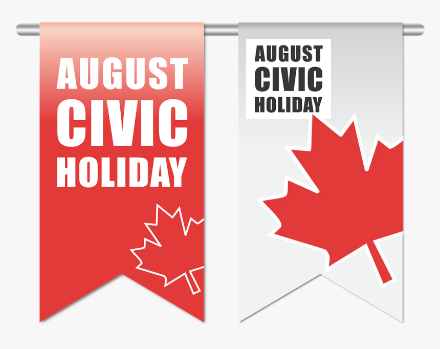 Day, Civic, Happy, Canada, Canada Day, Banner, Vertical - Civic August Long Weekend, HD Png Download, Free Download