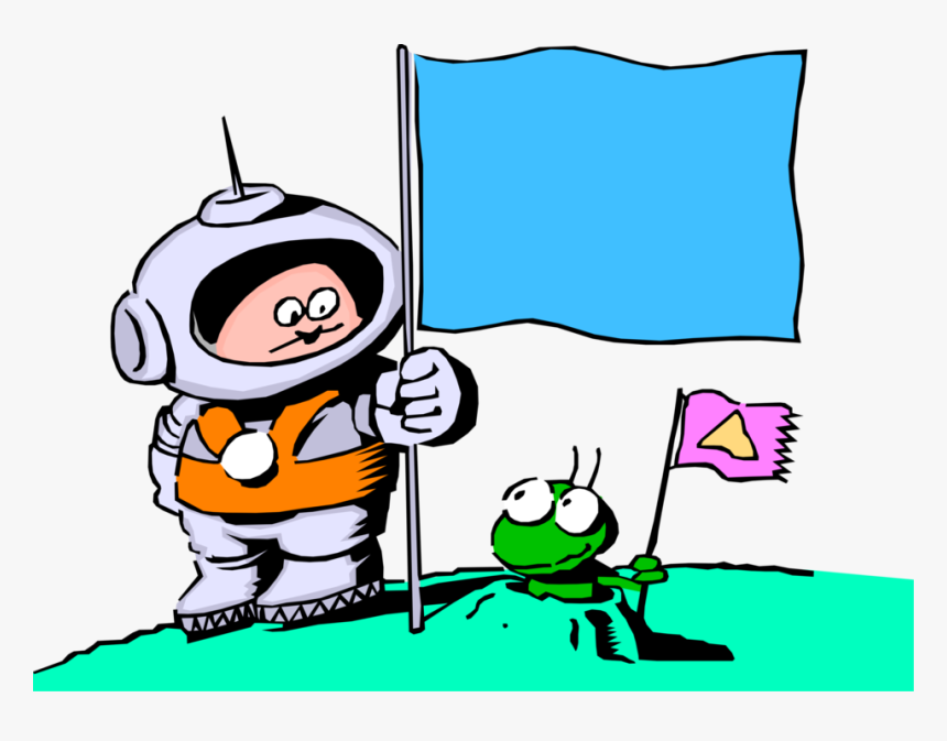 Vector Illustration Of Spaceman With Extraterrestrial - Astronauta, HD Png Download, Free Download